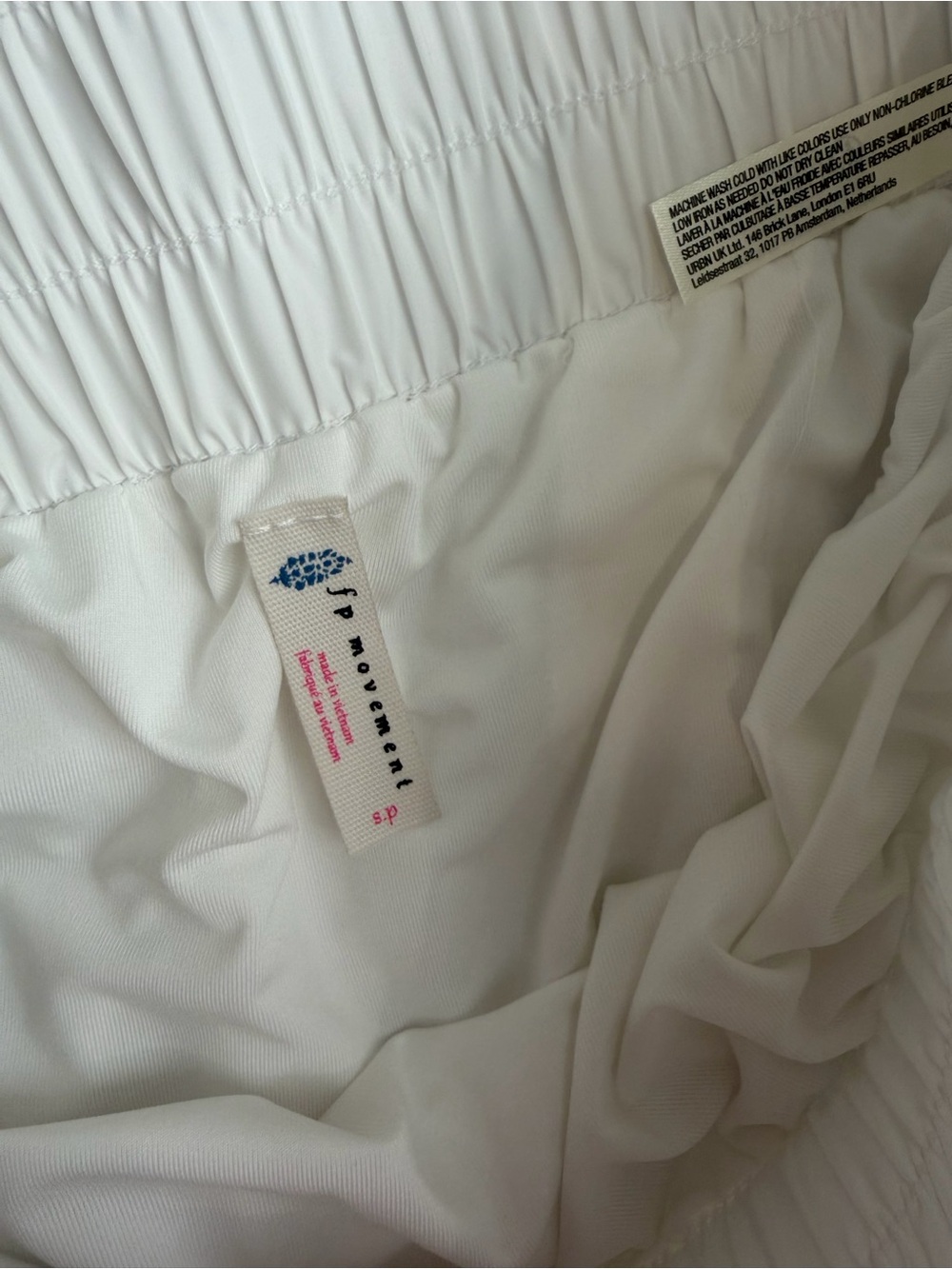 FP Movement by Free People White Athletic Skort with Elastic Waistband - Picture 3 of 3